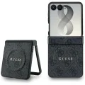 Калъф Guess 4G Leather Classic MagSafe (GUHMZF8P4MSEGCK) - Samsung Galaxy Z Flip8 - Черен