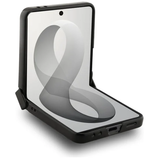 Калъф Guess 4G Leather Classic MagSafe (GUHMZF8P4MSEGCK) - Samsung Galaxy Z Flip8 - Черен