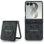 Калъф Guess 4G Leather Classic MagSafe (GUHMZF8P4MSEGCK) - Samsung Galaxy Z Flip8 - Черен