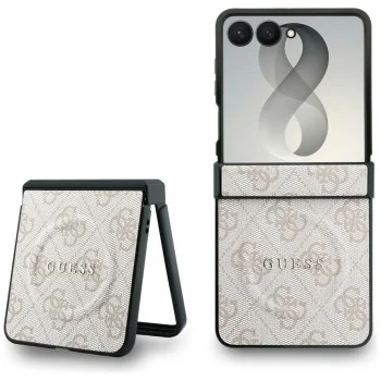 Калъф Guess 4G Leather Classic MagSafe (GUHMZF8P4MSEGCP) - Samsung Galaxy Z Flip8 - Розов