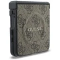 Калъф Guess 4G Leather Classic MagSafe (GUHMZF8P4MSEGCW) - Samsung Galaxy Z Flip8 - Кафяв