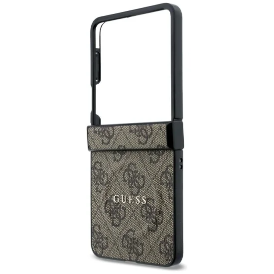 Калъф Guess 4G Leather Classic MagSafe (GUHMZF8P4MSEGCW) - Samsung Galaxy Z Flip8 - Кафяв