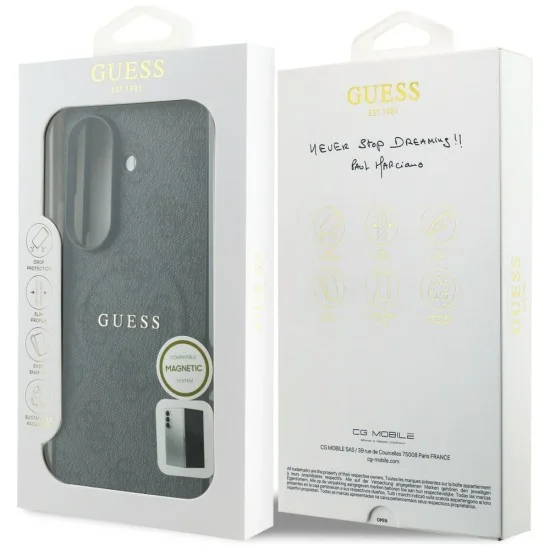 Калъф Guess 4G Leather Classic MagSafe (GUHMZFD8P4MSEGCK) - Samsung Galaxy Z Fold8 Ultra - Черен