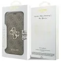 Guess - Book 4G Metal Logo (GUBKP18L4GMGBR) - iPhone 18 Pro / iPhone 17 Pro - Brown