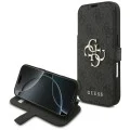 Guess - Book 4G Metal Logo (GUBKP18L4GMGGR) - iPhone 18 Pro / iPhone 17 Pro - Black