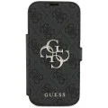 Guess - Book 4G Metal Logo (GUBKP18L4GMGGR) - iPhone 18 Pro / iPhone 17 Pro - Black