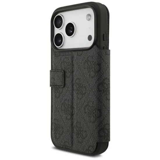 Guess - Book 4G Metal Logo (GUBKP18L4GMGGR) - iPhone 18 Pro / iPhone 17 Pro - Black