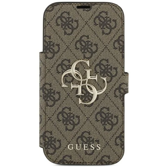 Guess - Book 4G Metal Logo (GUBKP18X4GMGBR) - iPhone 18 Pro Max / iPhone 17 Pro Max - Brown