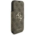 Guess - Book 4G Metal Logo (GUBKP18X4GMGBR) - iPhone 18 Pro Max / iPhone 17 Pro Max - Brown