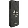 Guess - Book 4G Metal Logo (GUBKP18X4GMGGR) - iPhone 18 Pro Max / iPhone 17 Pro Max - Black