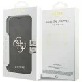 Guess - Book 4G Metal Logo (GUBKP18X4GMGGR) - iPhone 18 Pro Max / iPhone 17 Pro Max - Black