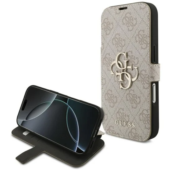 Guess - Book 4G Metal Logo (GUBKP18X4GMGPI) - iPhone 18 Pro Max / iPhone 17 Pro Max - Pink