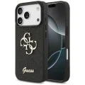 Калъф Guess Fixed Glitter Big 4G (GUHCP18LHG4SGK) - iPhone 18 Pro Max - Черен