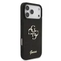 Калъф Guess Fixed Glitter Big 4G (GUHCP18LHG4SGK) - iPhone 18 Pro Max - Черен