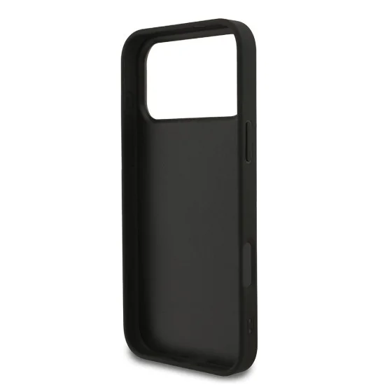 Калъф Guess Fixed Glitter Big 4G (GUHCP18XHG4SGK) - iPhone 18 Pro - Черен