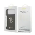 Калъф Guess Fixed Glitter Big 4G (GUHCP18XHG4SGK) - iPhone 18 Pro - Черен