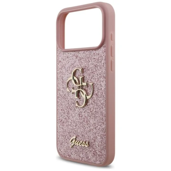 Guess - Fixed Glitter Big 4G (GUHCP18XHG4SGP) - iPhone 18 Pro Max / iPhone 17 Pro Max - Pink