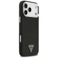 Калъф Guess Glitter Triangle Logo MagSafe (GUHMP18XPFGTSCMK) - iPhone 18 Pro Max / iPhone 17 Pro Max - Черен