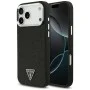 Калъф Guess Glitter Triangle Logo MagSafe (GUHMP18XPFGTSCMK) - iPhone 18 Pro Max / iPhone 17 Pro Max - Черен