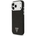 Калъф Guess Glitter Triangle Logo MagSafe (GUHMP18XPFGTSCMK) - iPhone 18 Pro Max / iPhone 17 Pro Max - Черен