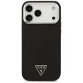 Калъф Guess Glitter Triangle Logo MagSafe (GUHMP18XPFGTSCMK) - iPhone 18 Pro Max / iPhone 17 Pro Max - Черен