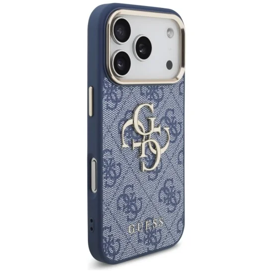 Калъф Guess Hardcase 4G Big Classic Logo (GUHCP18L4GMGCBL) - iPhone 18 Pro / iPhone 17 Pro - Син