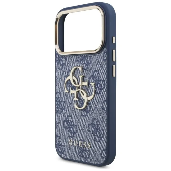 Калъф Guess Hardcase 4G Big Classic Logo (GUHCP18L4GMGCBL) - iPhone 18 Pro / iPhone 17 Pro - Син