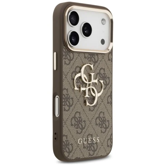 Калъф Guess Hardcase 4G Big Classic Logo (GUHCP18L4GMGCBR) - iPhone 18 Pro - Кафяв