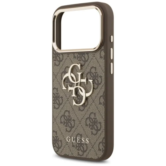 Калъф Guess Hardcase 4G Big Classic Logo (GUHCP18L4GMGCBR) - iPhone 18 Pro - Кафяв