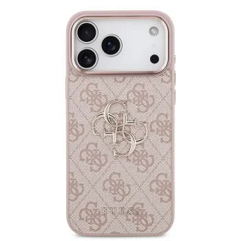 Калъф Guess Hardcase 4G Big Classic Logo (GUHCP18L4GMGCPI) - iPhone 18 Pro - Розов