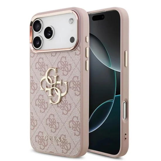 Калъф Guess Hardcase 4G Big Classic Logo (GUHCP18L4GMGCPI) - iPhone 18 Pro - Розов