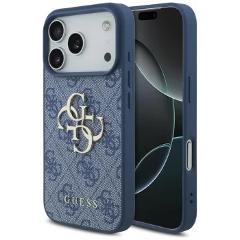Калъф Guess Hardcase 4G Big Logo (GUHCP18L4GMGBL) - iPhone 18 Pro / iPhone 17 Pro - Син