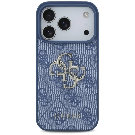 Калъф Guess Hardcase 4G Big Logo (GUHCP18X4GMGBL) - iPhone 18 Pro Max / iPhone 17 Pro Max - Син