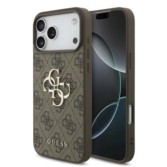 Калъф Guess Hardcase 4G Big Logo (GUHCP18X4GMGBR) - iPhone 18 Pro Max - Кафяв