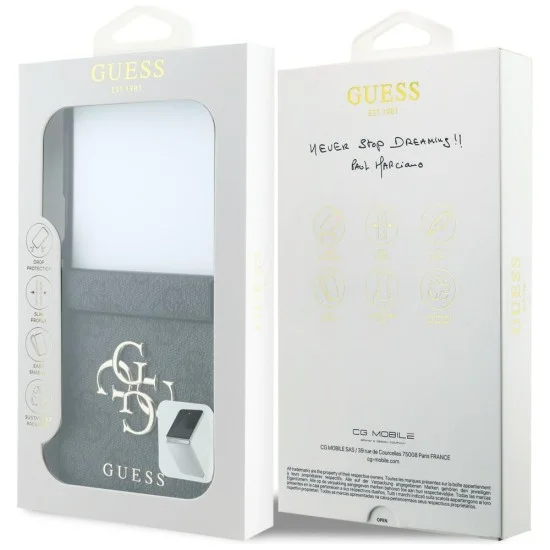 Калъф Guess Hardcase 4G Big Logo (GUHCZF84GMGGR) - Samsung Galaxy Z Flip8 - Черен