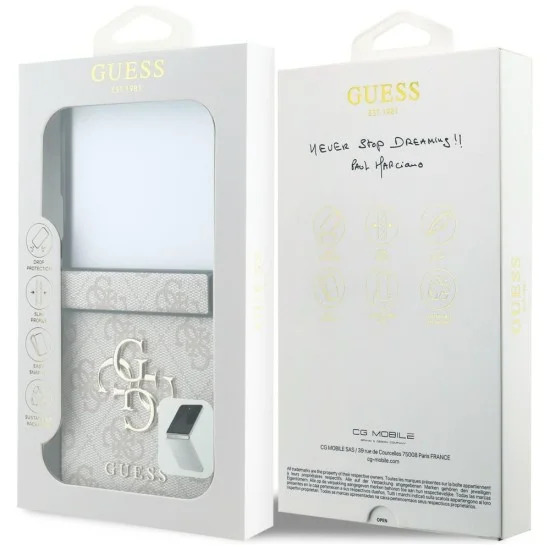 Калъф Guess Hardcase 4G Big Logo (GUHCZF84GMGPI) - Samsung Galaxy Z Flip8 - Розов