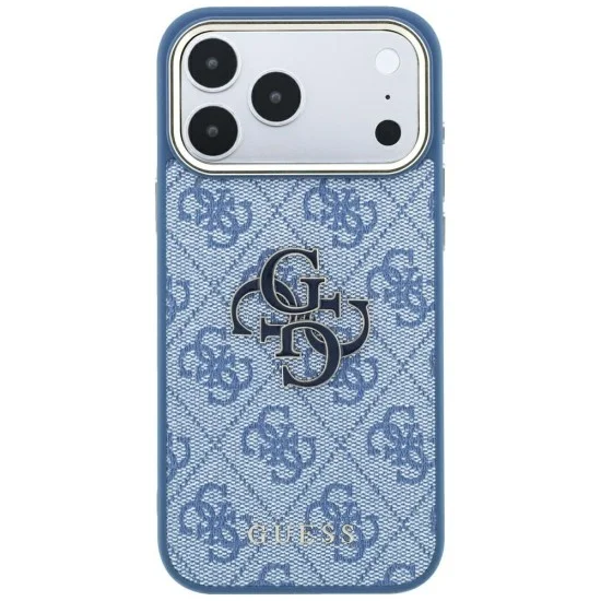 Guess - Hardcase 4G Big Resin Logo (GUHCP18L6P4SRMLB) - iPhone 18 Pro / iPhone 17 Pro - Blue