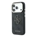 Калъф Guess Hardcase 4G Big Resin Logo (GUHCP18L6P4SRMLK) - iPhone 18 Pro - Черен