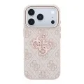 Калъф Guess Hardcase 4G Big Resin Logo (GUHCP18L6P4SRMLP) - iPhone 18 Pro - Розов