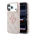 Калъф Guess Hardcase 4G Big Resin Logo (GUHCP18L6P4SRMLP) - iPhone 18 Pro - Розов