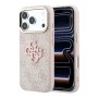 Калъф Guess Hardcase 4G Big Resin Logo (GUHCP18L6P4SRMLP) - iPhone 18 Pro - Розов