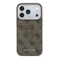 Калъф Guess Hardcase 4G Big Resin Logo (GUHCP18L6P4SRMLW) - iPhone 18 Pro - Кафяв