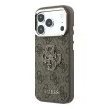 Калъф Guess Hardcase 4G Big Resin Logo (GUHCP18L6P4SRMLW) - iPhone 18 Pro - Кафяв