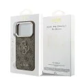 Калъф Guess Hardcase 4G Big Resin Logo (GUHCP18L6P4SRMLW) - iPhone 18 Pro - Кафяв
