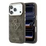 Калъф Guess Hardcase 4G Big Resin Logo (GUHCP18L6P4SRMLW) - iPhone 18 Pro - Кафяв