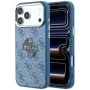 Калъф Guess - Hardcase 4G Big Resin Logo (GUHCP18X6P4SRMLB) - iPhone 18 Pro Max / iPhone 17 Pro Max - Син