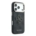 Калъф Guess Hardcase 4G Big Resin Logo (GUHCP18X6P4SRMLK) - iPhone 18 Pro Max - Черен
