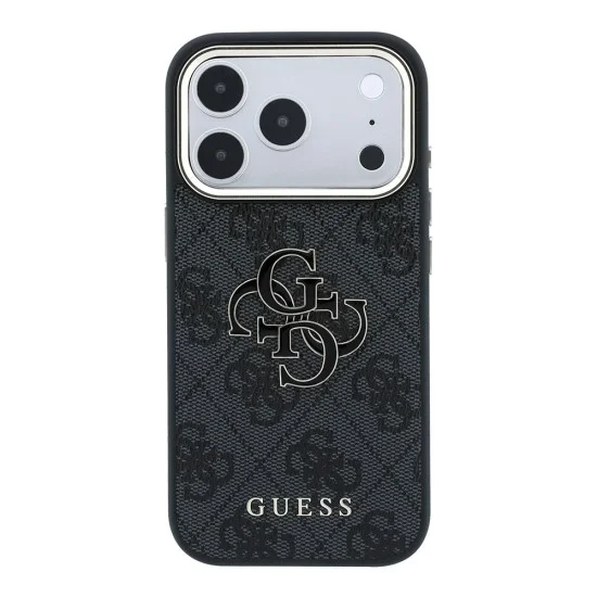 Калъф Guess Hardcase 4G Big Resin Logo (GUHCP18X6P4SRMLK) - iPhone 18 Pro Max - Черен