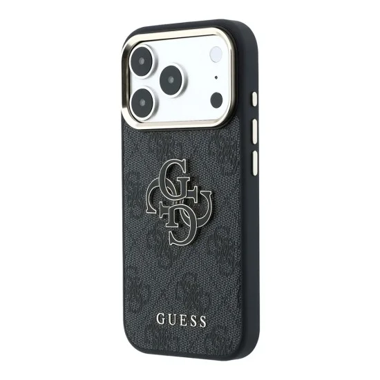 Калъф Guess Hardcase 4G Big Resin Logo (GUHCP18X6P4SRMLK) - iPhone 18 Pro Max - Черен