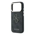 Калъф Guess Hardcase 4G Big Resin Logo (GUHCP18X6P4SRMLK) - iPhone 18 Pro Max - Черен